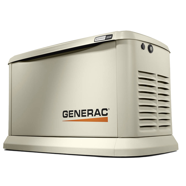 a white generac generator